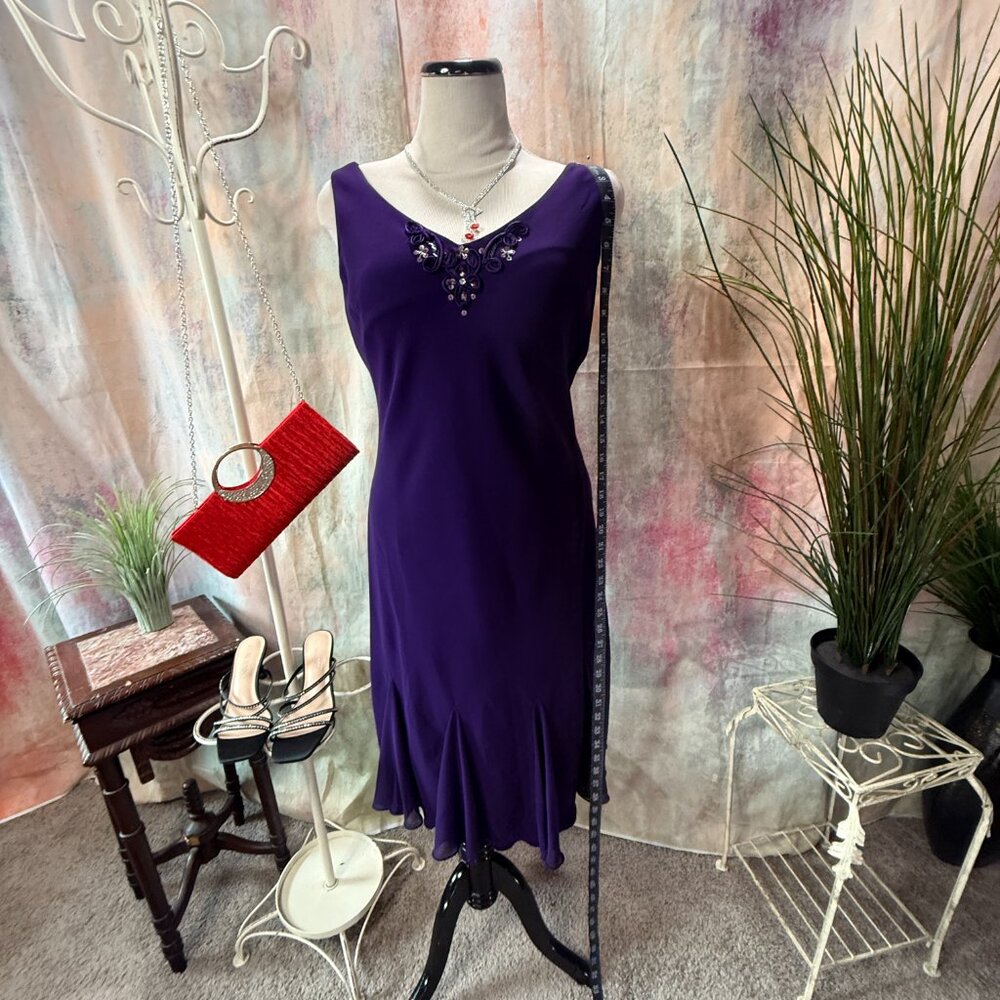 📌S.L. Fashions Elegant & Timeless Beaded Cocktail - Cruise - Bridesmaid Dress - Picture 8 of 16